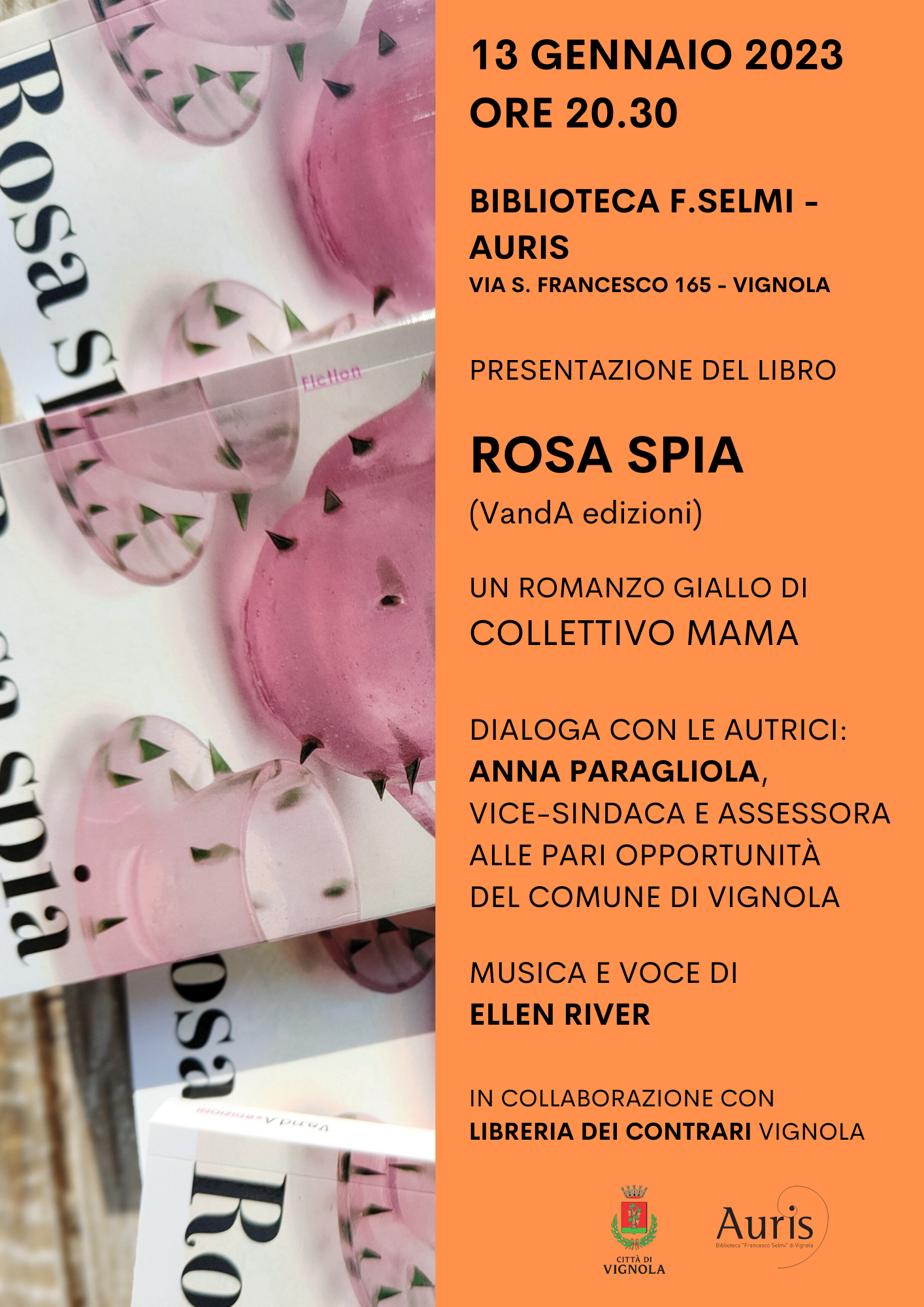 Presentazione del libro ROSA SPIA di Collettivo MAMA
