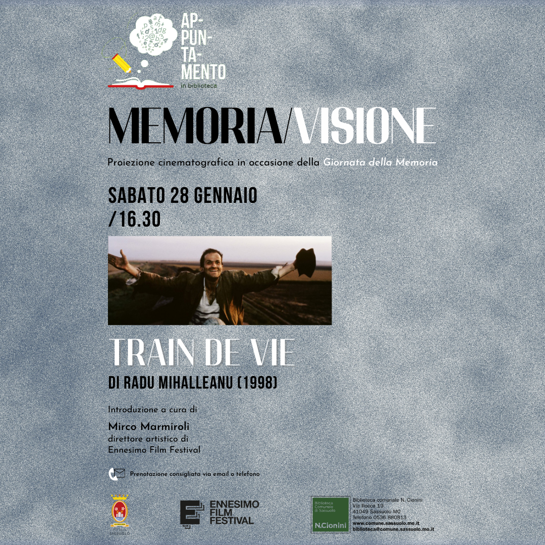 MEMORIA/VISIONE - proiezione per la Giornata della Memoria