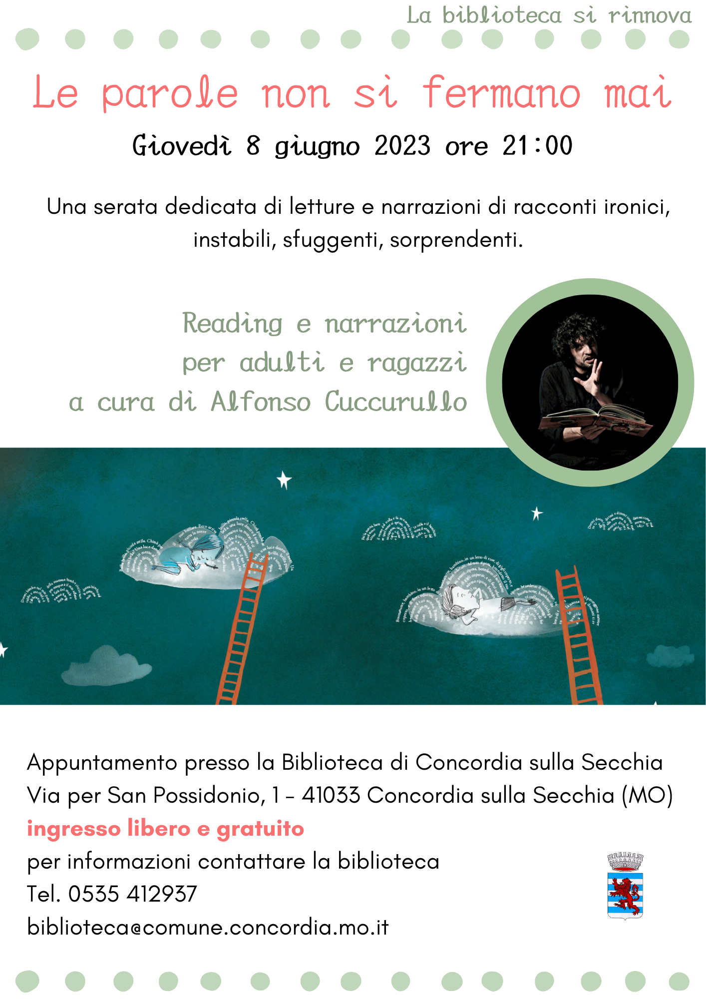 Le parole non si fermano mai