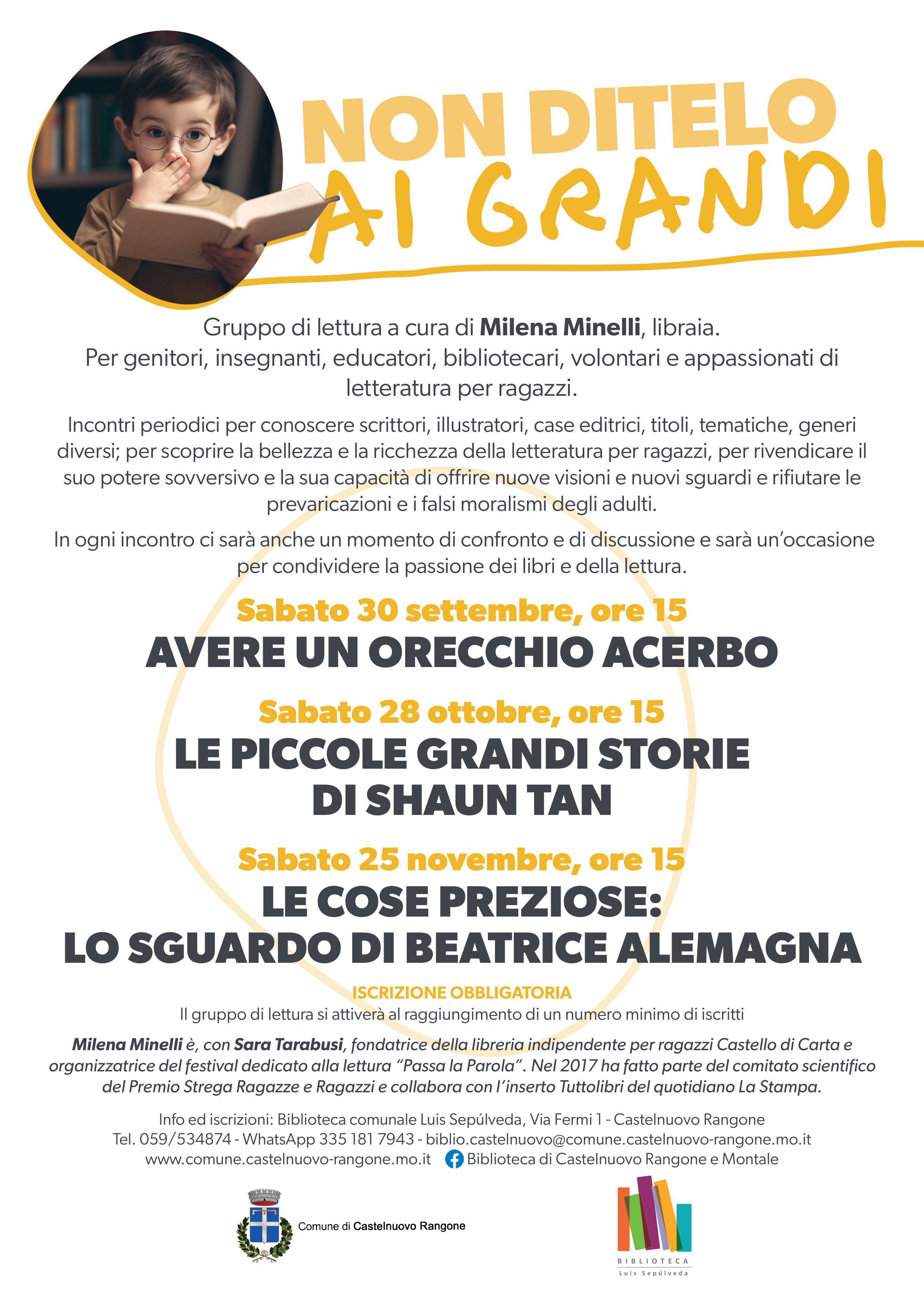 NON DITELO AI GRANDI. Il potere sovversivo della letteratura per ragazzi.