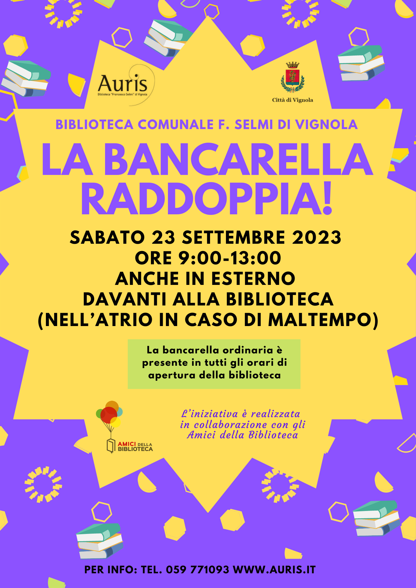 Bancarella straordinaria dei libri