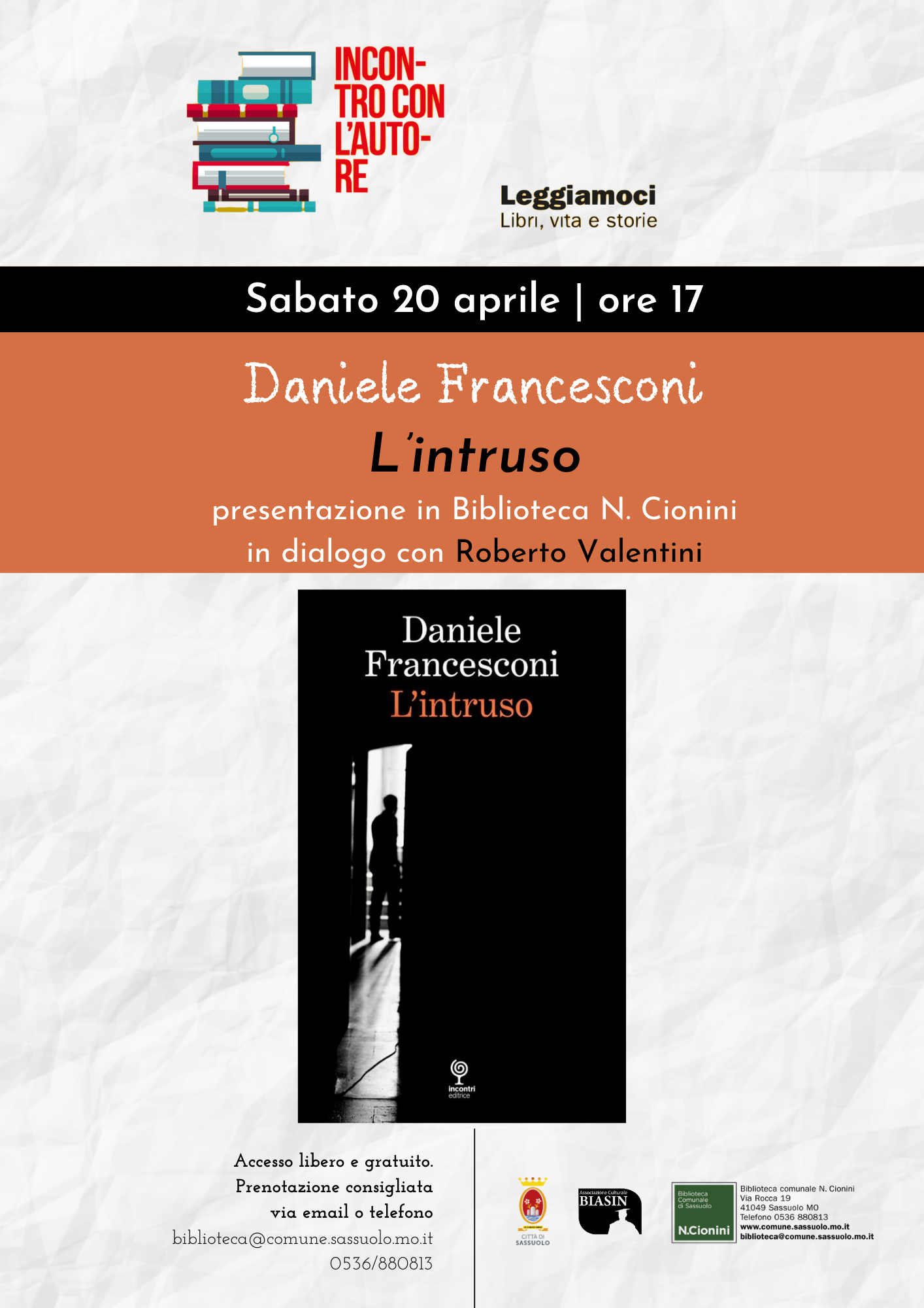 Leggiamoci: libri, vita e storie - Daniele Francesconi