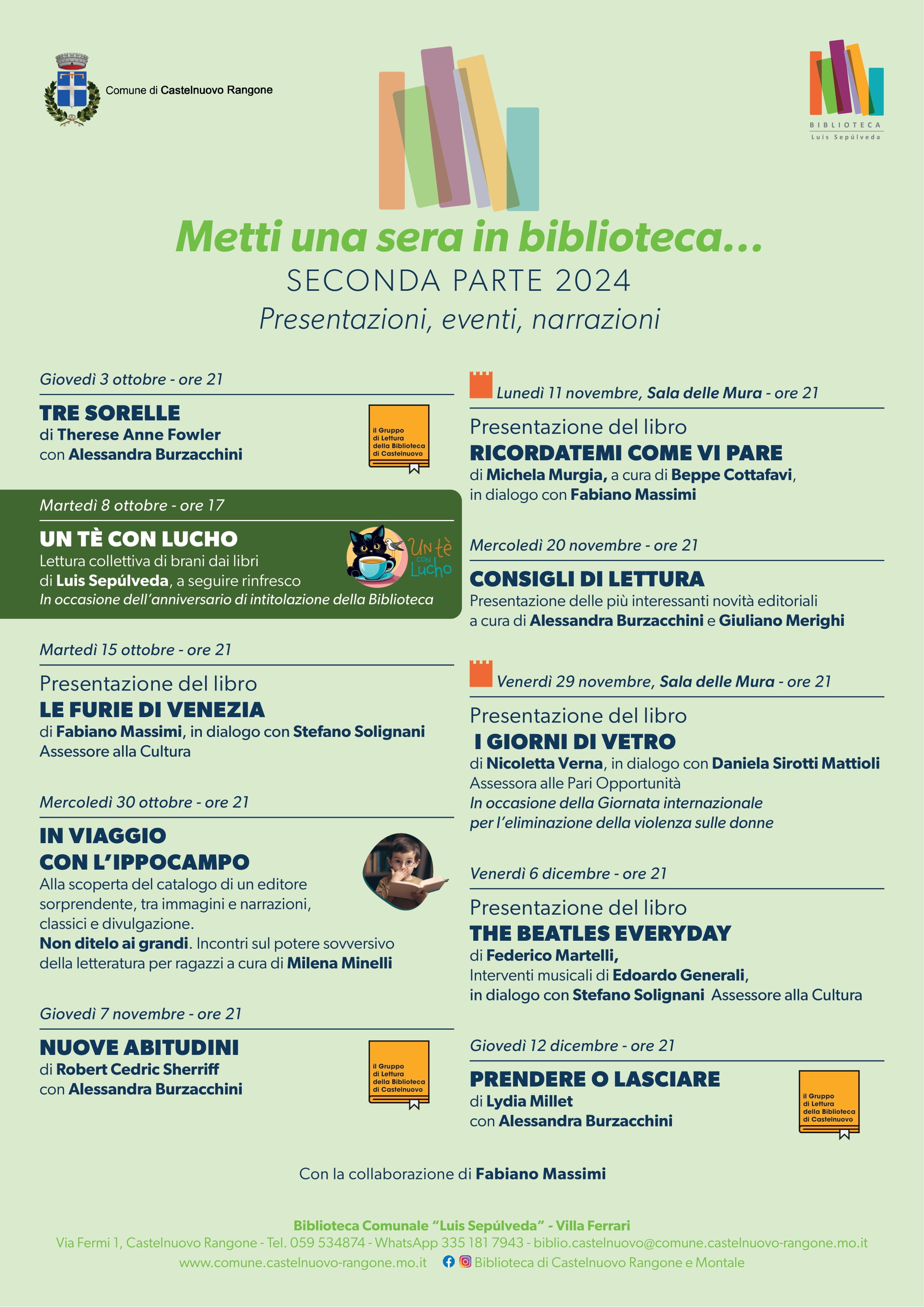 Metti una sera in Biblioteca...