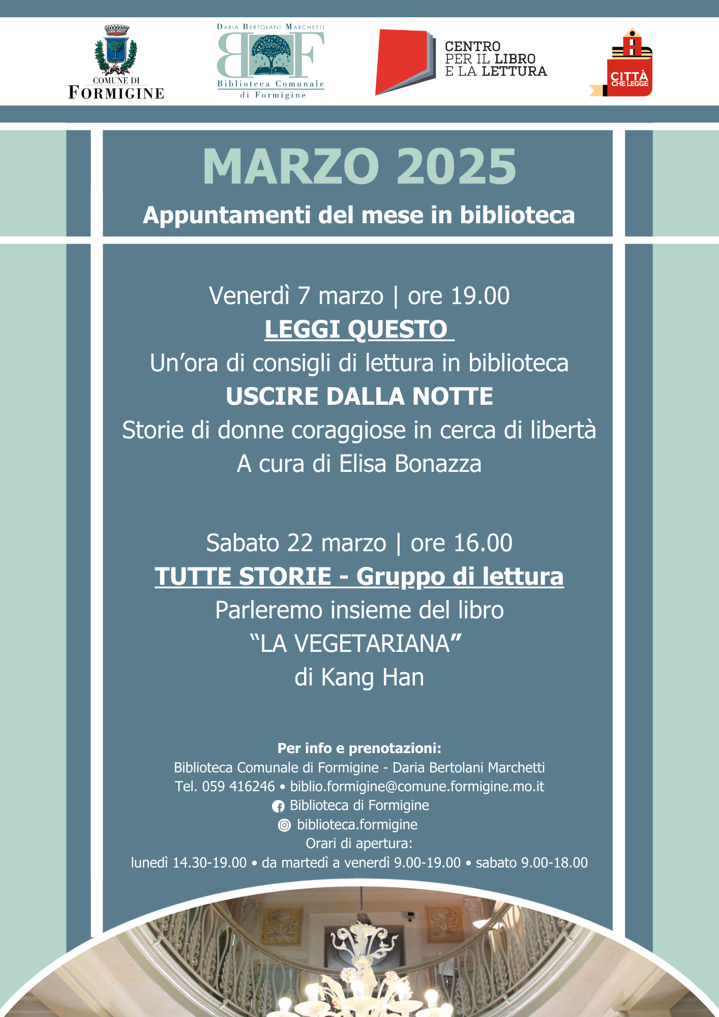 Marzo in Biblioteca a Formigine
