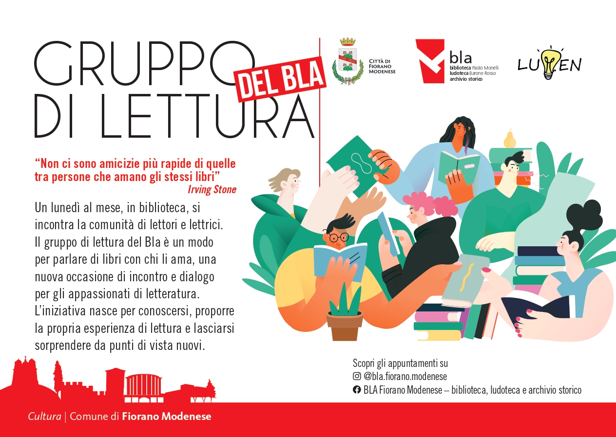 BLA BLA LIBRI. Il Gruppo di Lettura della Biblioteca di Fiorano Modenese