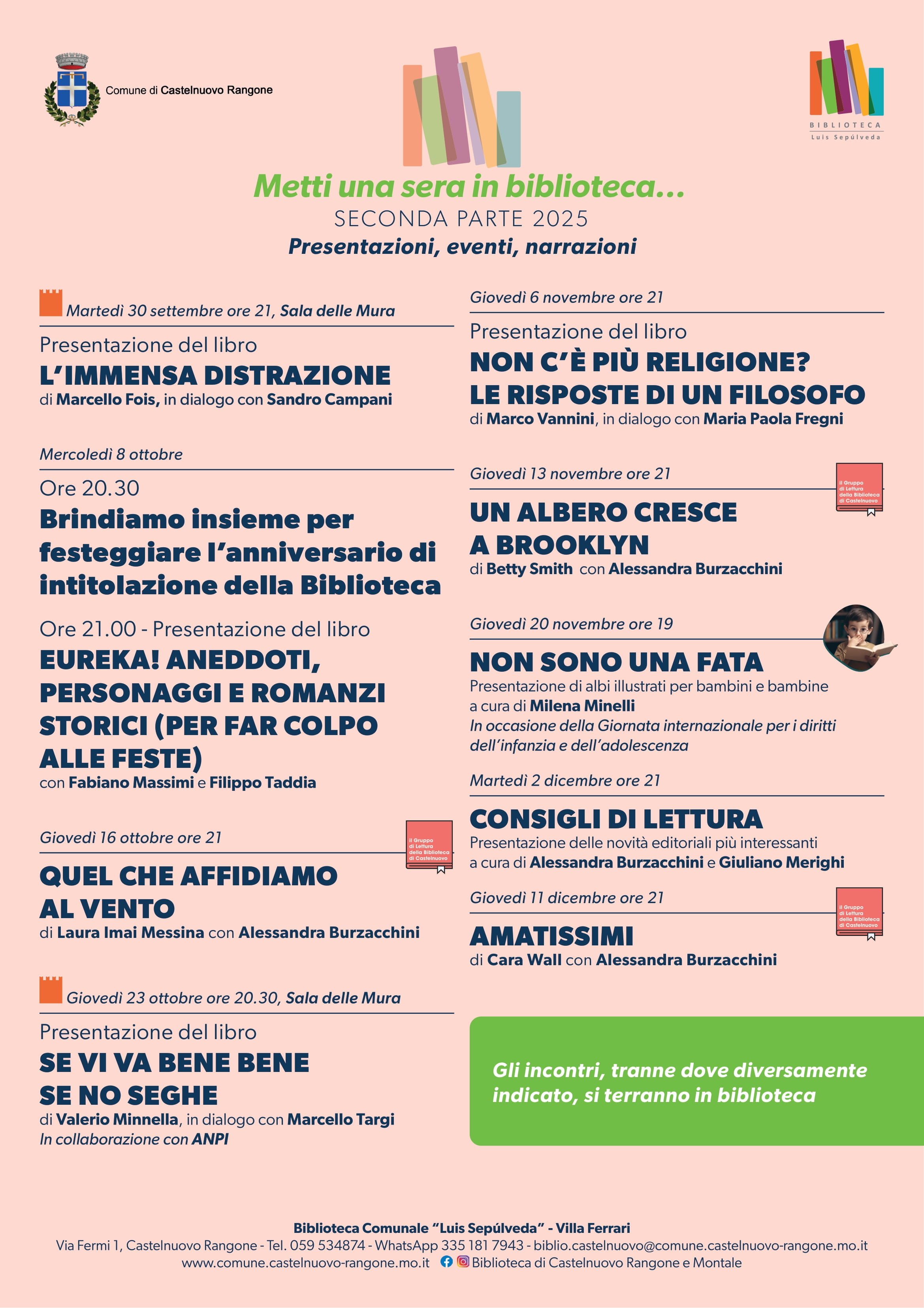 Metti una sera in Biblioteca...