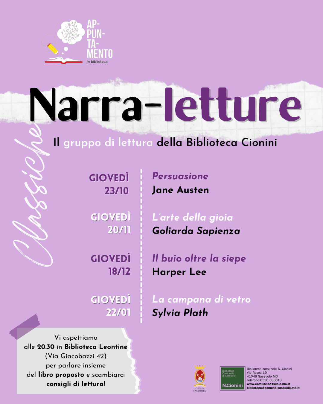 Gruppo di lettura Narra-letture