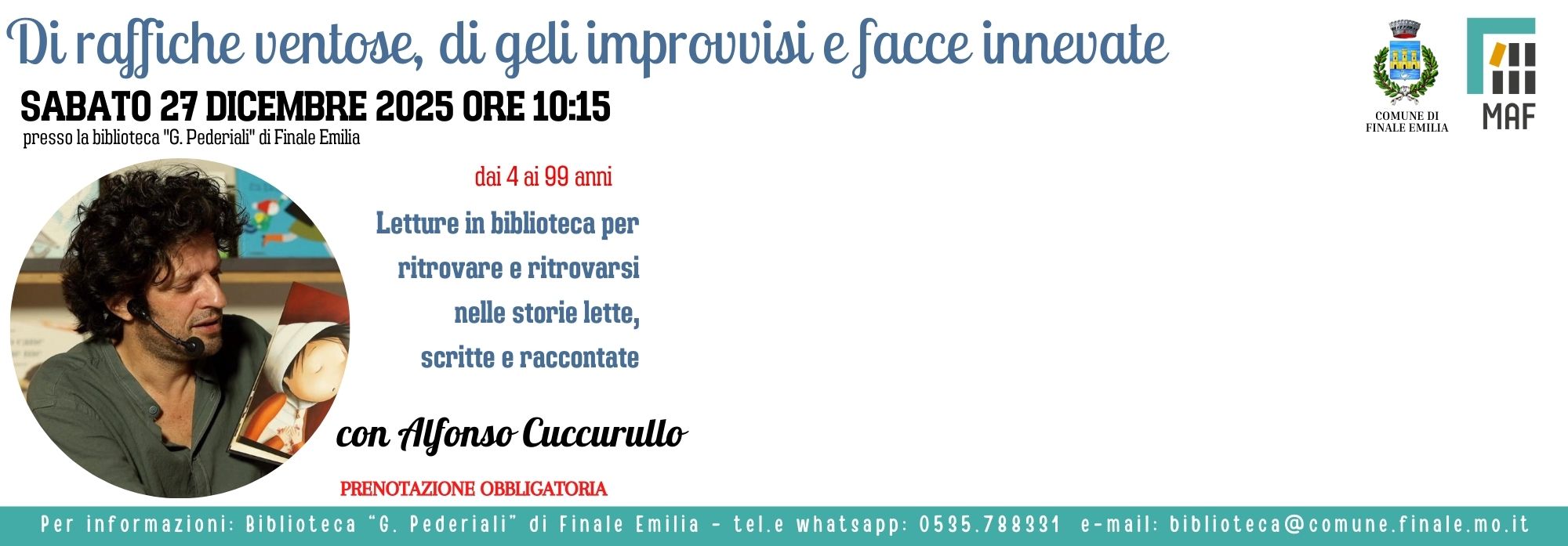 Di raffiche ventose, di geli improvvisi e facce innevate