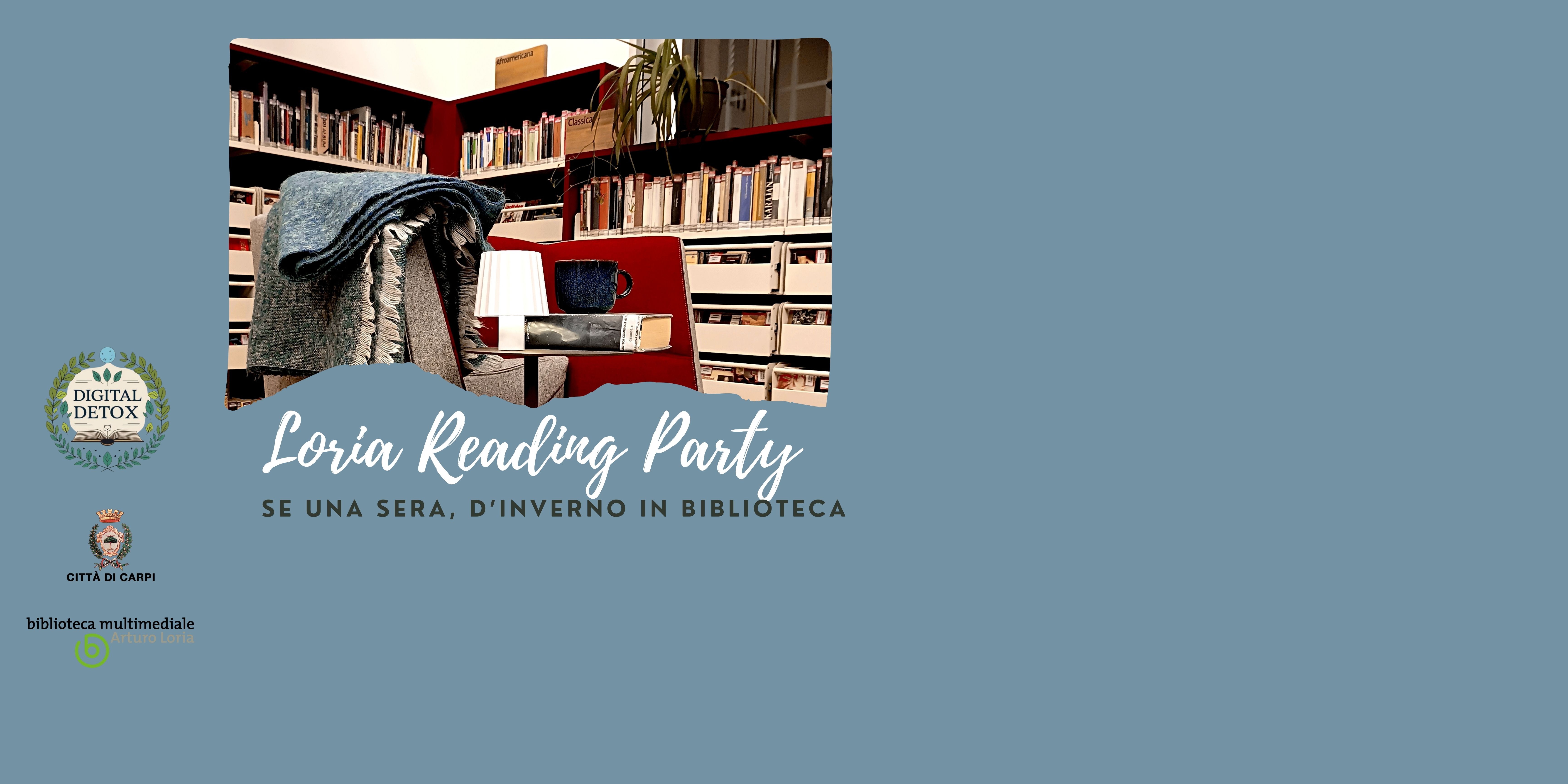 LORIA READING PARTY- Se una sera d'inverno in biblioteca
