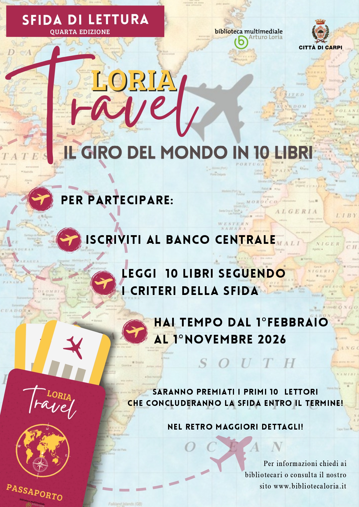 Loria Travel - Sfida di lettura