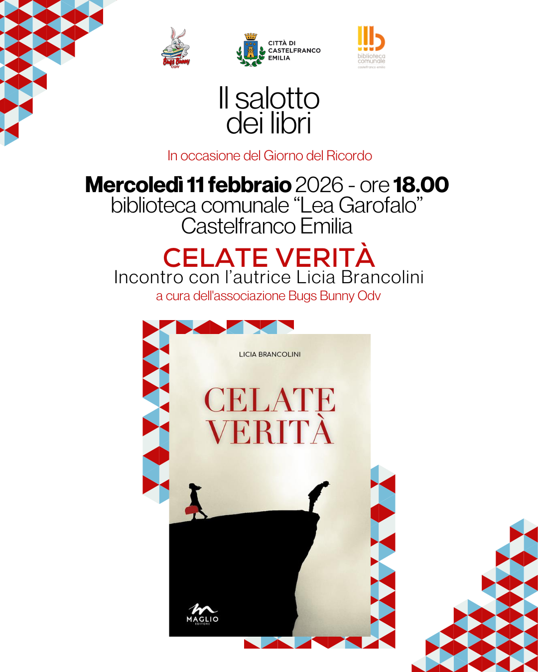 Il salotto dei libri. Presentazione del libro "Celate verit&agrave;" di Licia Brancolini