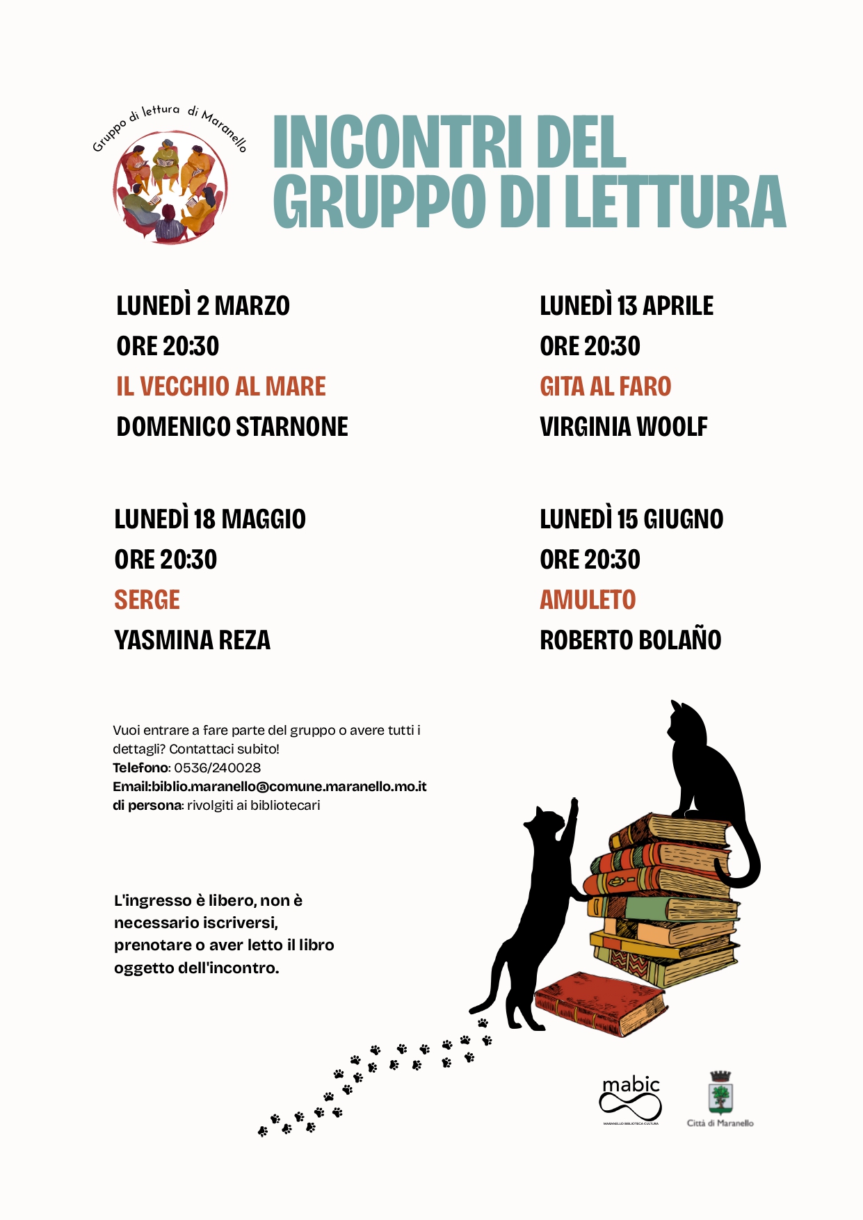 Incontro del Gruppo di Lettura