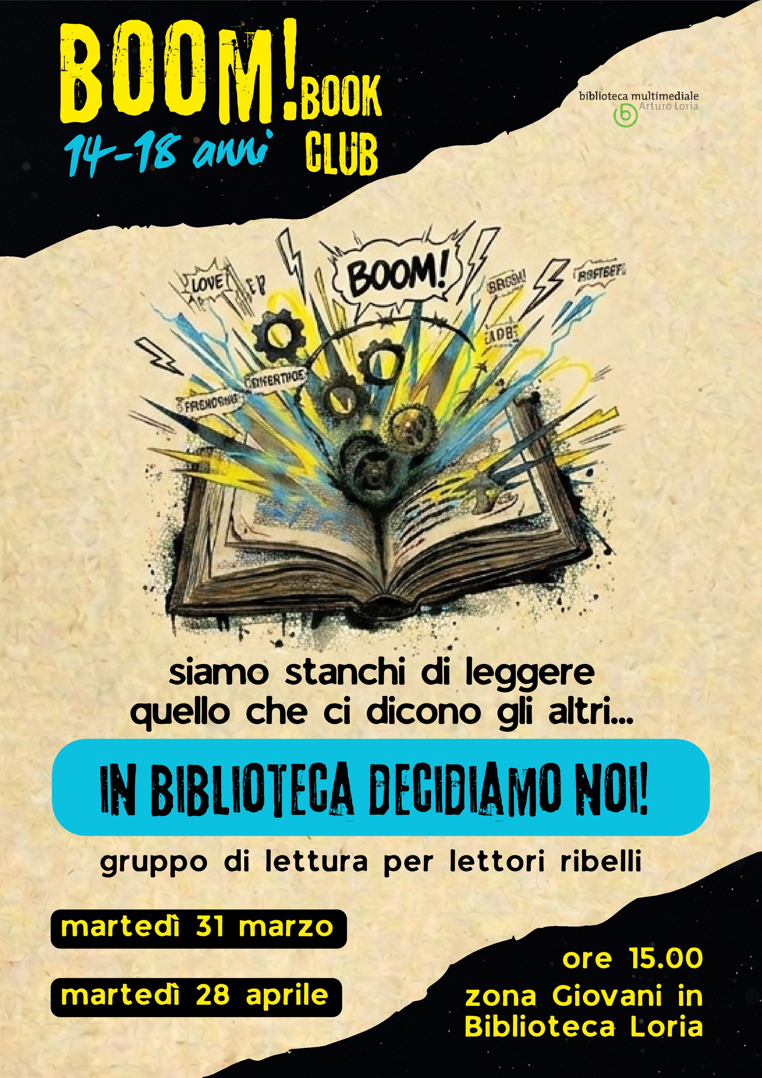 BOOM ! BOOK CLUB- 14-18 ANNI