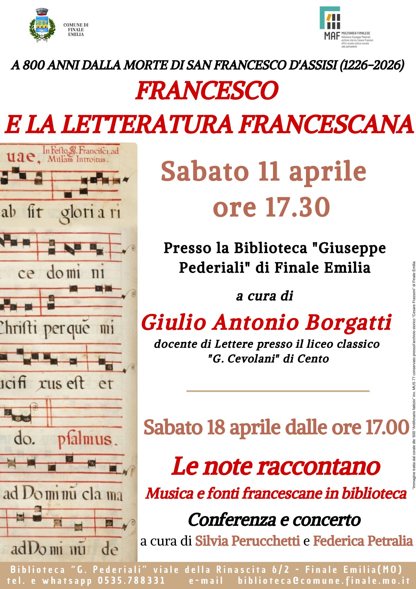 Francesco e la letteratura francescana