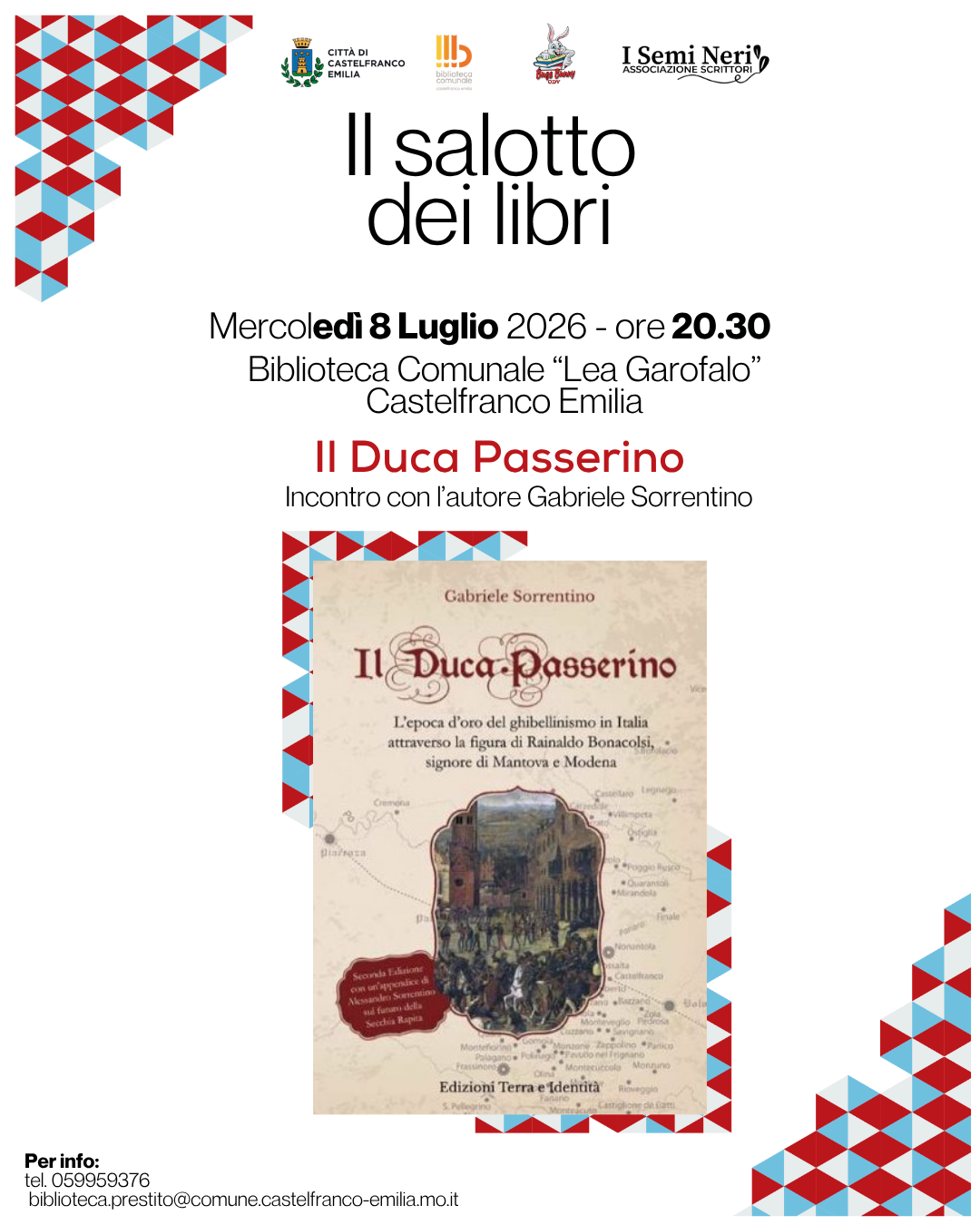 IL SALOTTO DEI LIBRI. Presentazione del libro "Il Duca Passerino"