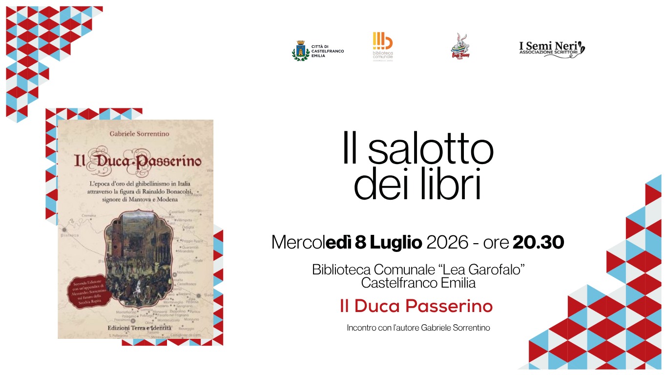 IL SALOTTO DEI LIBRI. Presentazione del libro "Il Duca Passerino"