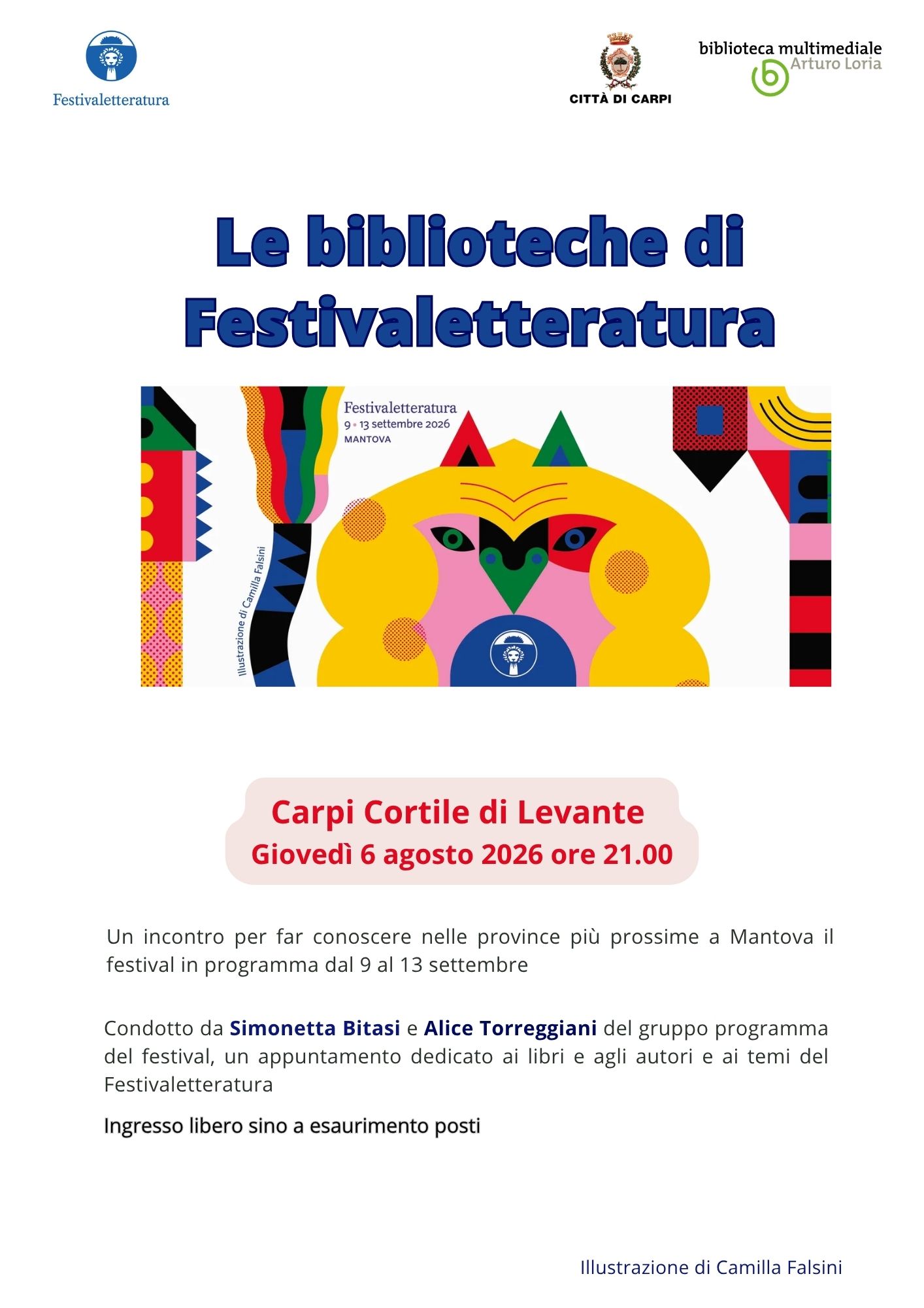 Le biblioteche di Festivaletteratura